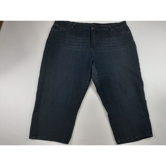 SALTWORKS MID RISE CROP JEANS SZ 20W - Picture 1 of 7
